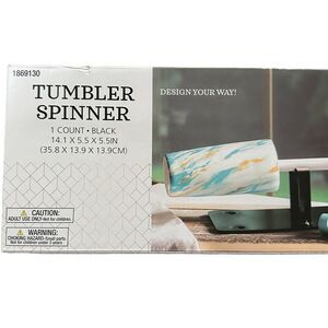 Tumbler Spinner Black Hobby Lobby 1869130 NIB F1